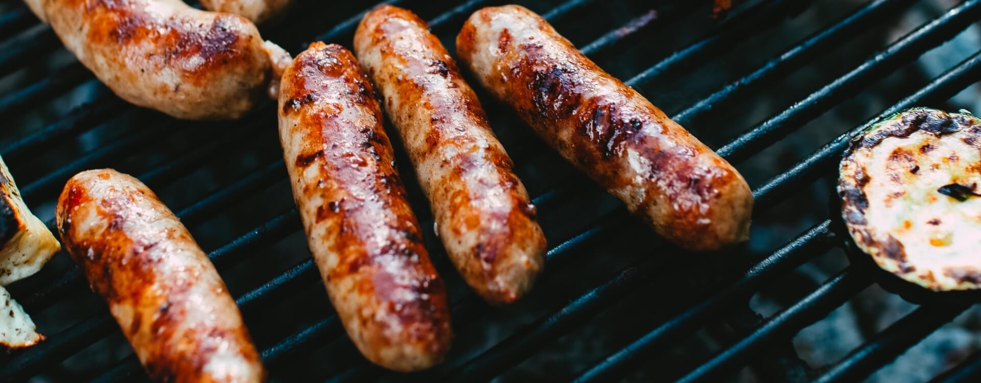photograph of sausages
